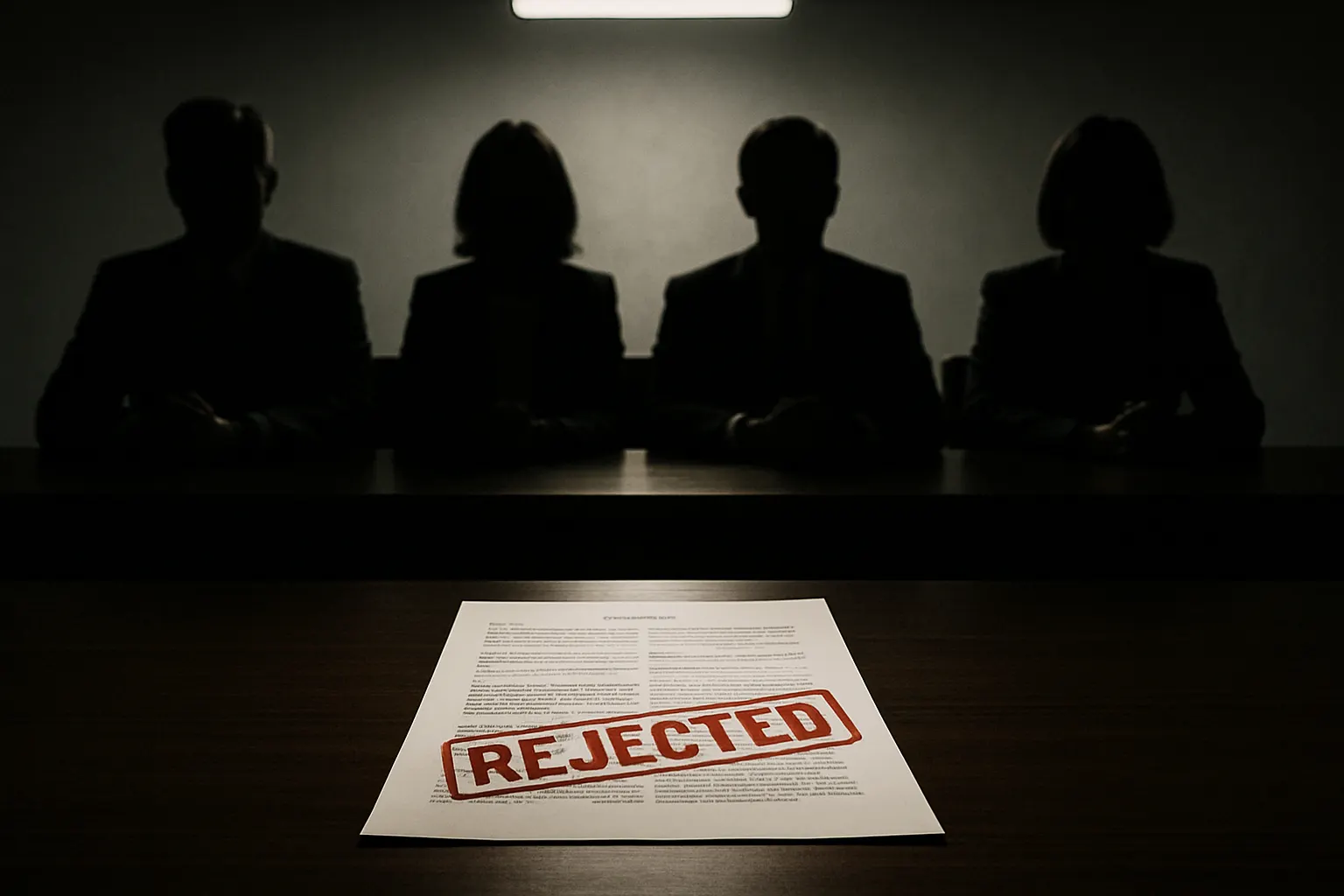 A depiction of anonymous academic gatekeepers rejecting psychedelic research papers