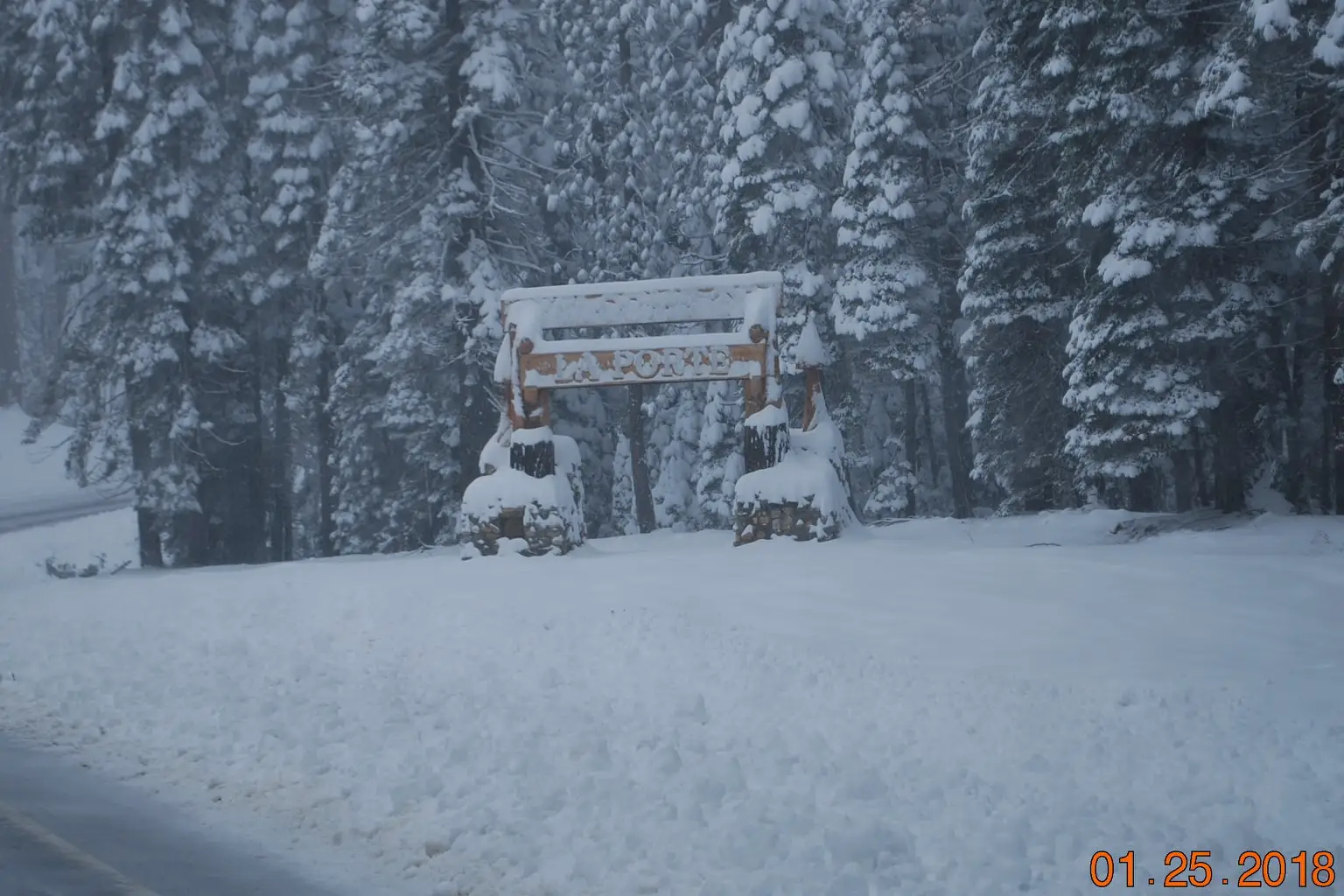 Remote road in the Plumas National Forest