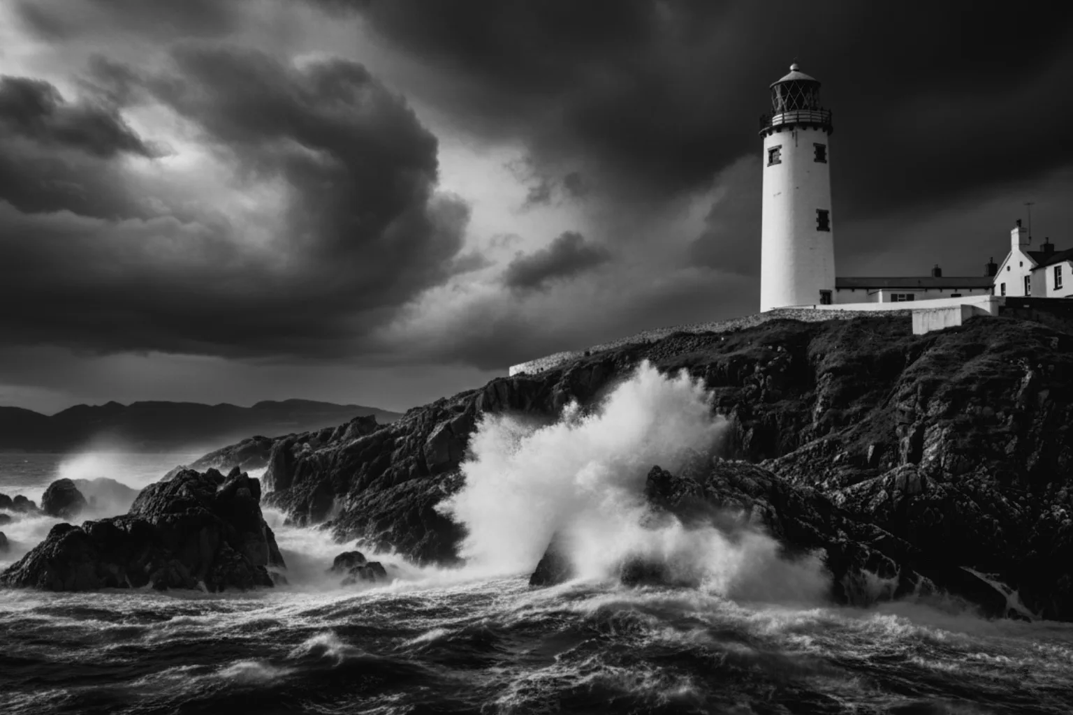 the lighthouse on Eilean Mòr